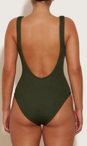 HUNZA G Square Neck Swim