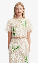 Load image into Gallery viewer, LEO LIN Indie Embellished Lace Sleeve Top
