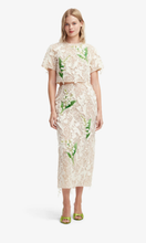 Load image into Gallery viewer, LEO LIN Indie Embellished Lace Sleeve Top
