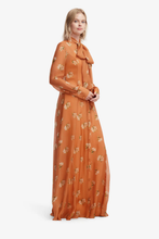 Load image into Gallery viewer, LEO LIN Lilith Tie Neck Maxi Dress
