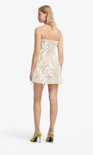 Load image into Gallery viewer, LEO LIN Roselle Embellished Lace Bustier Mini Dress
