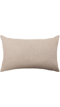 Load image into Gallery viewer, L&amp;M Home Etro Velvet Striped Cushion Olive at Amara Home 
