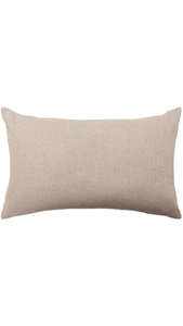 L&M Home Etro Velvet Striped Cushion Olive at Amara Home 