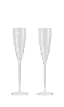 Load image into Gallery viewer, MAISON BALZAC Pomponette Champagne Flutes
