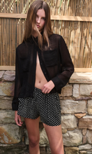 Load image into Gallery viewer, MATIN Shaped Yoke Cropped Shirt
