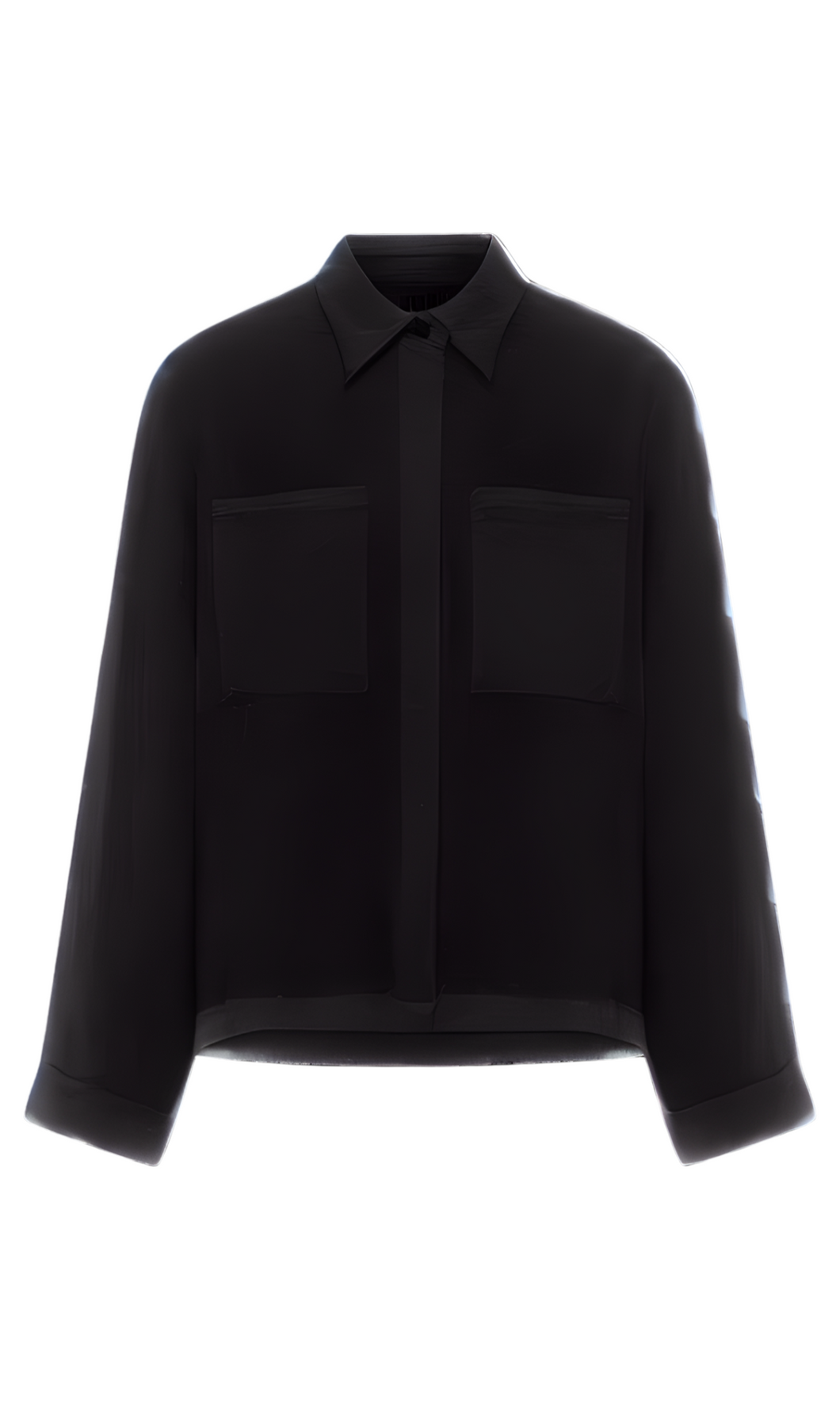 MATIN Shaped Yoke Cropped Shirt