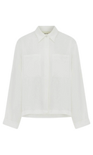 Load image into Gallery viewer, MATIN Shaped Yoke Cropped Shirt
