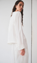 Load image into Gallery viewer, MATIN Shaped Yoke Cropped Shirt
