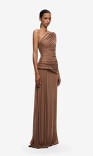 Load image into Gallery viewer, MISHA The Interwoven Maxi Dress in Mocha at SAINTE
