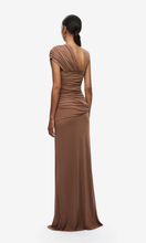 Load image into Gallery viewer, MISHA The Interwoven Maxi Dress in Mocha at SAINTE
