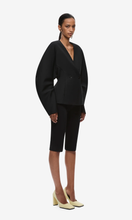 Load image into Gallery viewer, MISHA The Sculpted Blazer Jacket in Black at SAINTE
