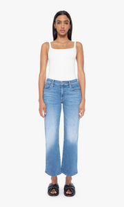 MOTHER DENIM The Mid Rise Rambler Zip Ankle