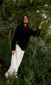 NAGNATA Brushed Alpaca Sweater