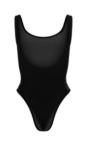 NAGNATA Houndstooth Wool Bodysuit