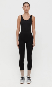 NAGNATA Houndstooth Wool Bodysuit