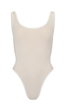 Load image into Gallery viewer, NAGNATA Houndstooth Wool Bodysuit
