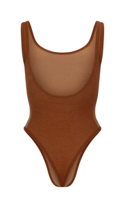 NAGNATA Houndstooth Wool Bodysuit