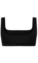 Load image into Gallery viewer, NAGNATA Houndstooth Wool Bralet
