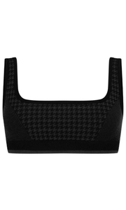 NAGNATA Houndstooth Wool Bralet