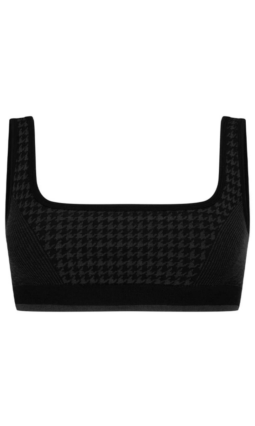 NAGNATA Houndstooth Wool Bralet