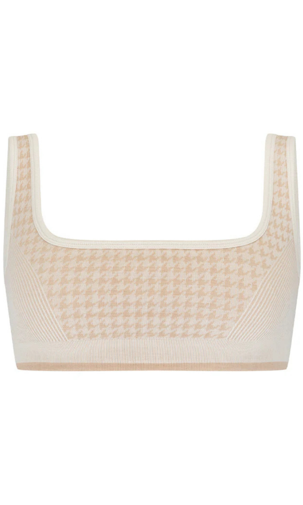 NAGNATA Houndstooth Wool Bralet