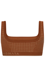 NAGNATA Houndstooth Wool Bralet