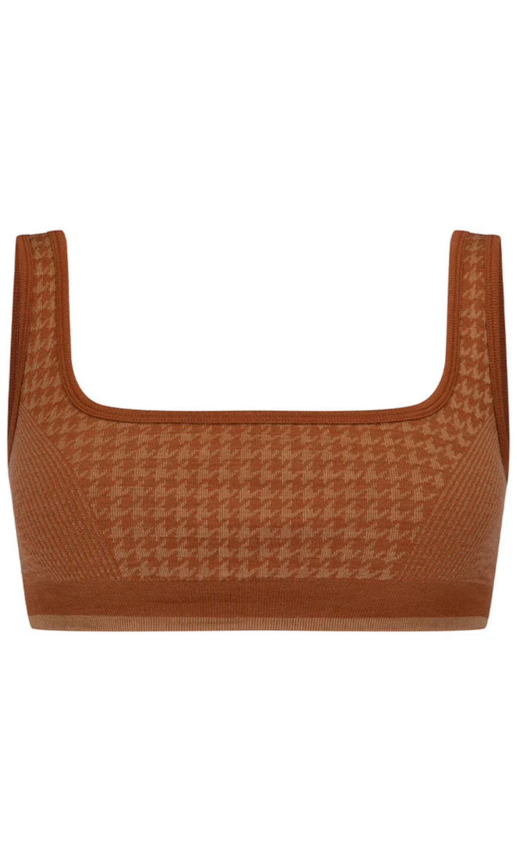 NAGNATA Houndstooth Wool Bralet