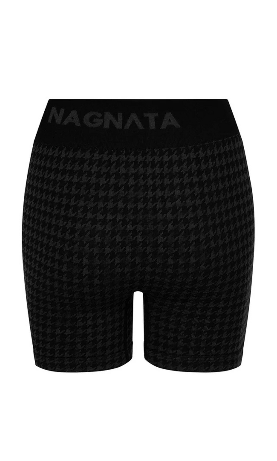 NAGNATA Houndstooth Wool Mini Short