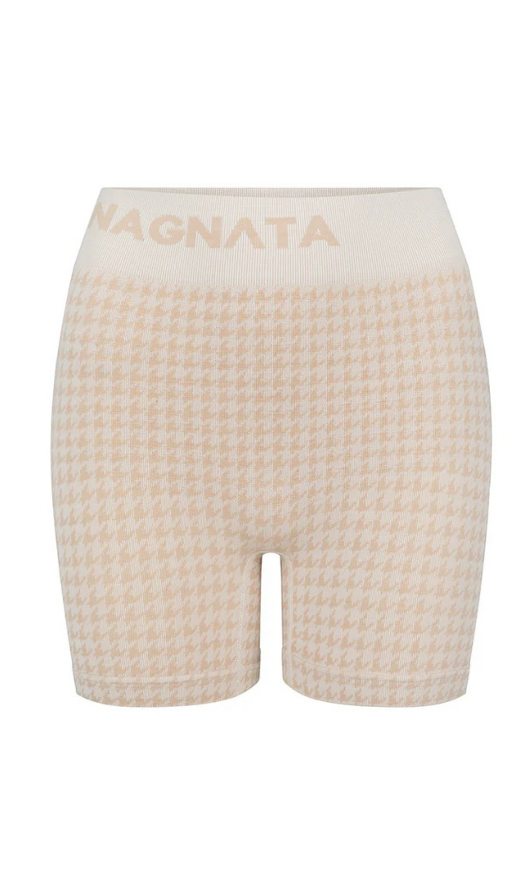 NAGNATA Houndstooth Wool Mini Short