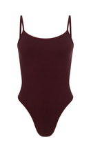 Load image into Gallery viewer, NAGNATA Pinstripe Wool Bodysuit
