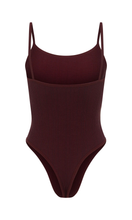 Load image into Gallery viewer, NAGNATA Pinstripe Wool Bodysuit
