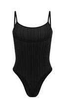 Load image into Gallery viewer, NAGNATA Pinstripe Wool Bodysuit

