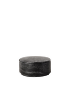 Load image into Gallery viewer, MARBLE | Black Round Dish with Lid
