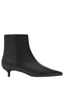 Load image into Gallery viewer, Nelson Made Sophie Mini Ankle Boot in Black Leather at SAINTE
