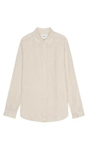 NN .07 Enzo Classic Collar Linen Shirt