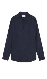 NN .07 Enzo Classic Collar Linen Shirt
