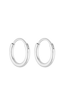 Load image into Gallery viewer, PORTER | 90&#39;s Hoops 20mm - Silver
