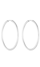 Load image into Gallery viewer, PORTER | 90&#39;s Hoops 40mm - Silver
