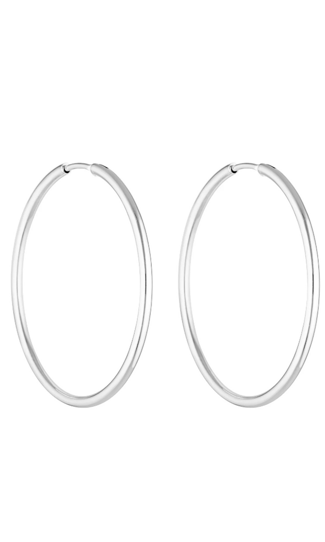 PORTER | 90's Hoops 40mm - Silver