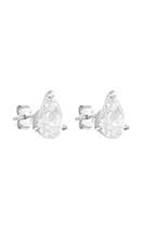 Load image into Gallery viewer, PORTER Pear Studs 2ct Silver
