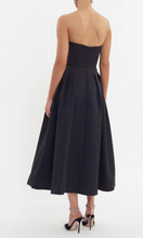 Load image into Gallery viewer, REBECCA VALLANCE Luiza Strapless Midi Dress
