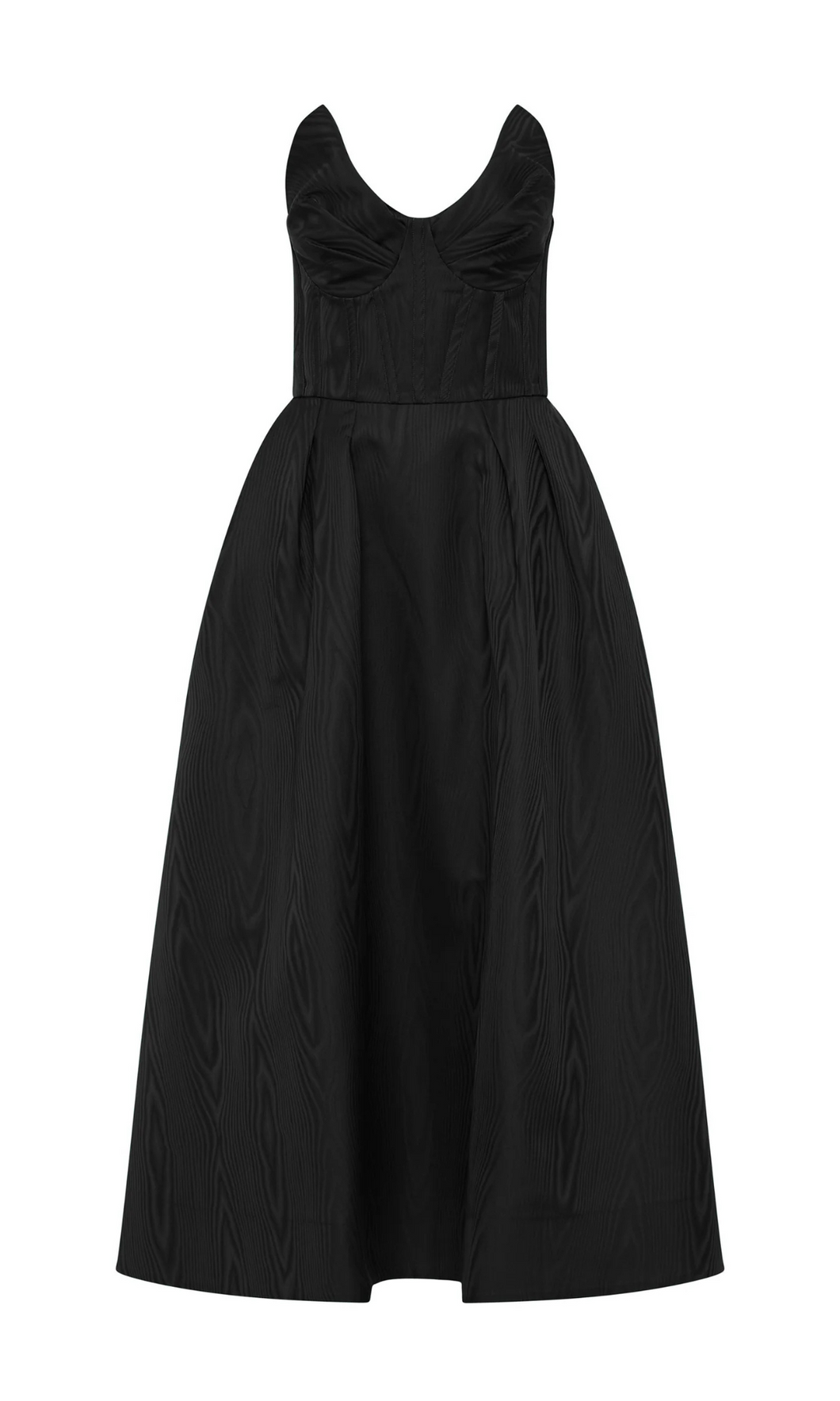 REBECCA VALLANCE Luiza Strapless Midi Dress