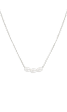 Load image into Gallery viewer, SAINT VALENTINE Mini Pearl Necklace Silver
