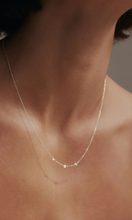 Load image into Gallery viewer, SAINT VALENTINE Floating Stone Necklace Silver
