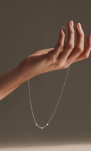 Load image into Gallery viewer, SAINT VALENTINE Floating Stone Necklace Silver
