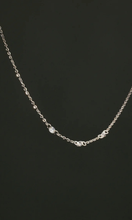 Load image into Gallery viewer, SAINT VALENTINE Floating Stone Necklace Silver
