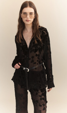 Load image into Gallery viewer, COURTNEY ZHENG | Ismene Silk Velvet Devore Shirt

