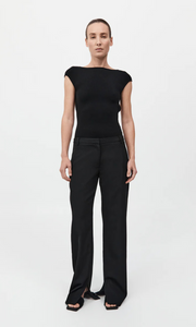 ST. AGNI 90s Split Leg Pants