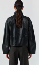 Load image into Gallery viewer, ST. AGNI Cocoon Zip Leather Jacket
