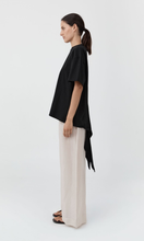 Load image into Gallery viewer, ST. AGNI Cotton Jersey Split Back Tee
